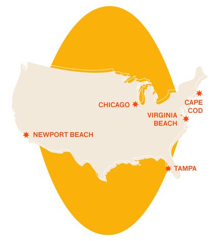 USA map