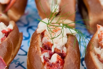  Lobster rolls are quintessential summer fare. The buttery flavors are irresistible with all of our sparkling Brut wines!. 