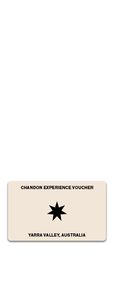 Chandon experience gift voucher