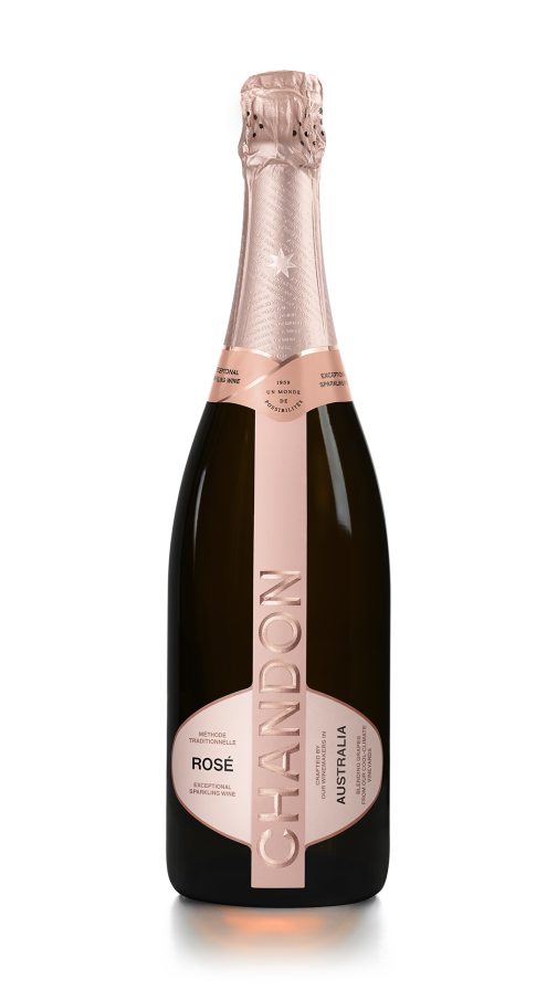CHANDON Brut Rosé Bottle produced in Australia