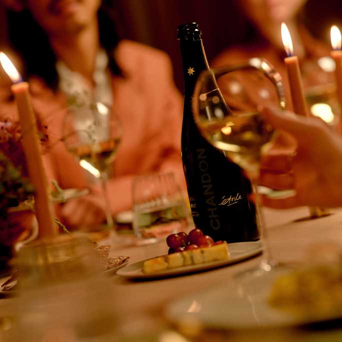 Degustation of CHANDON Etoile produced in Australia 