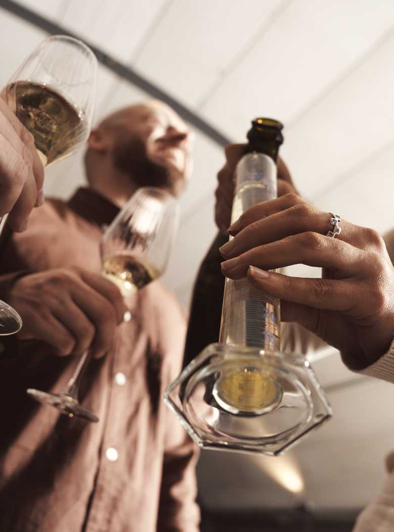 People doing a tasting in CHADON Australia BrandHome