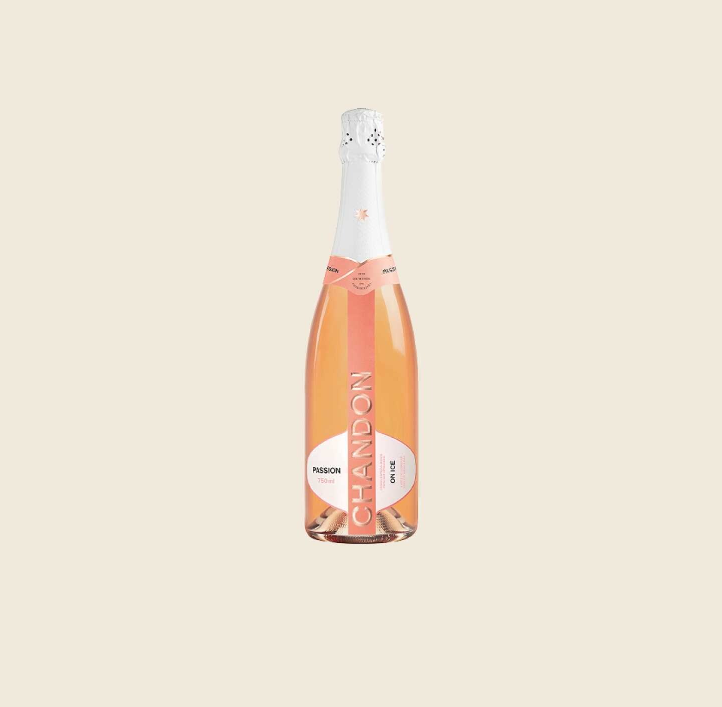 Garrafa de CHANDON Passion produzida no Brasil