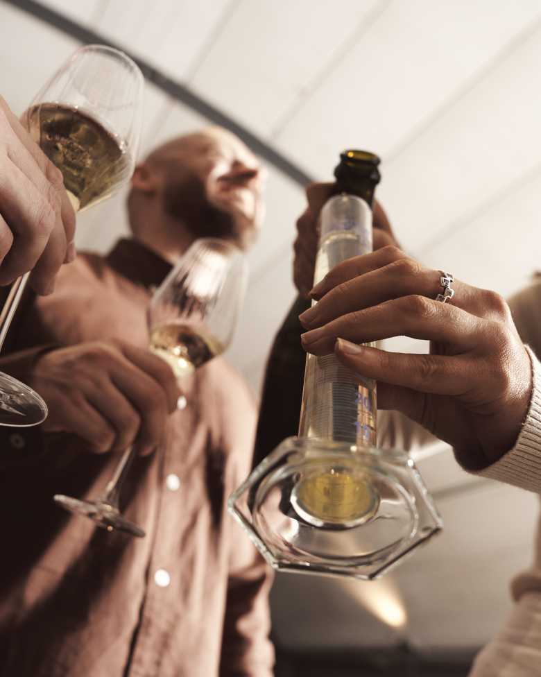 People doing a tasting in CHADON Australia BrandHome