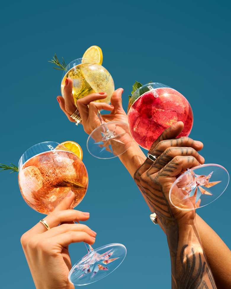Chandon Spritz served in glasses
