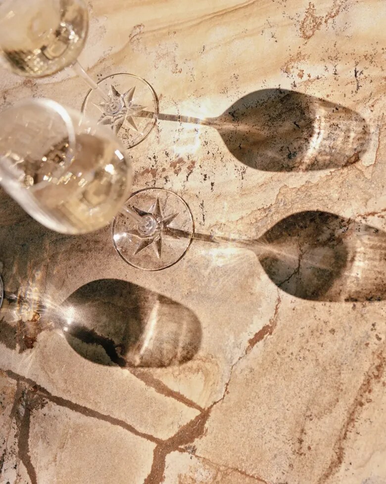 Tres vasos de CHANDON Cuvée Blanc de Noirs