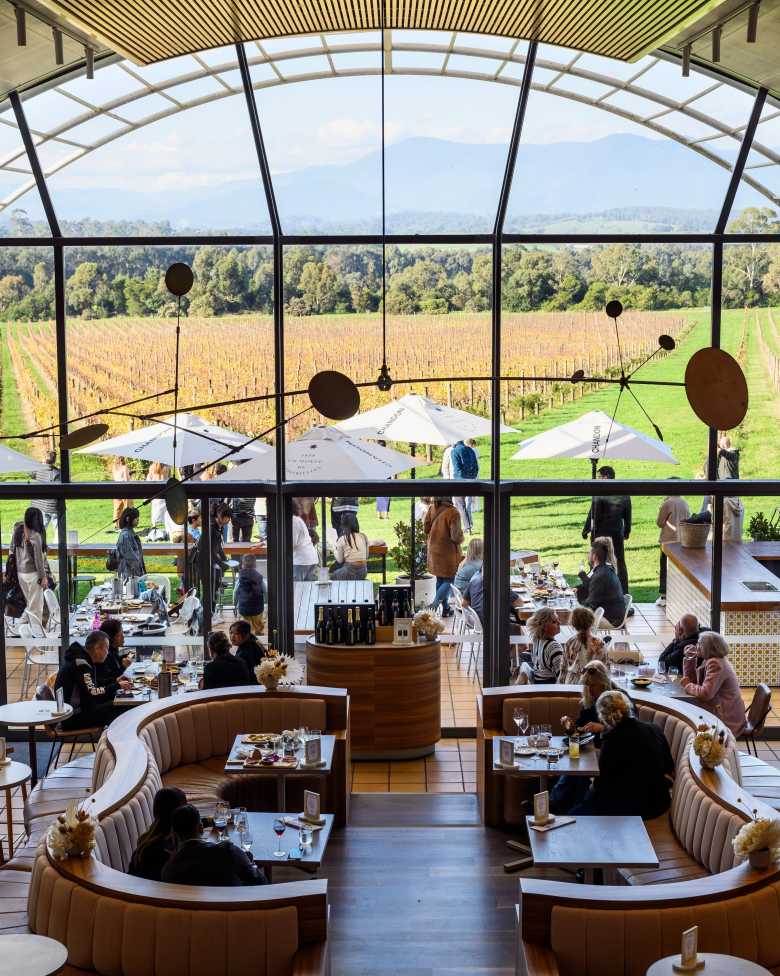 The private lounge of CHANDON's Australia BrandHome, located in Melbourne next to the CHANDON's wineyard.