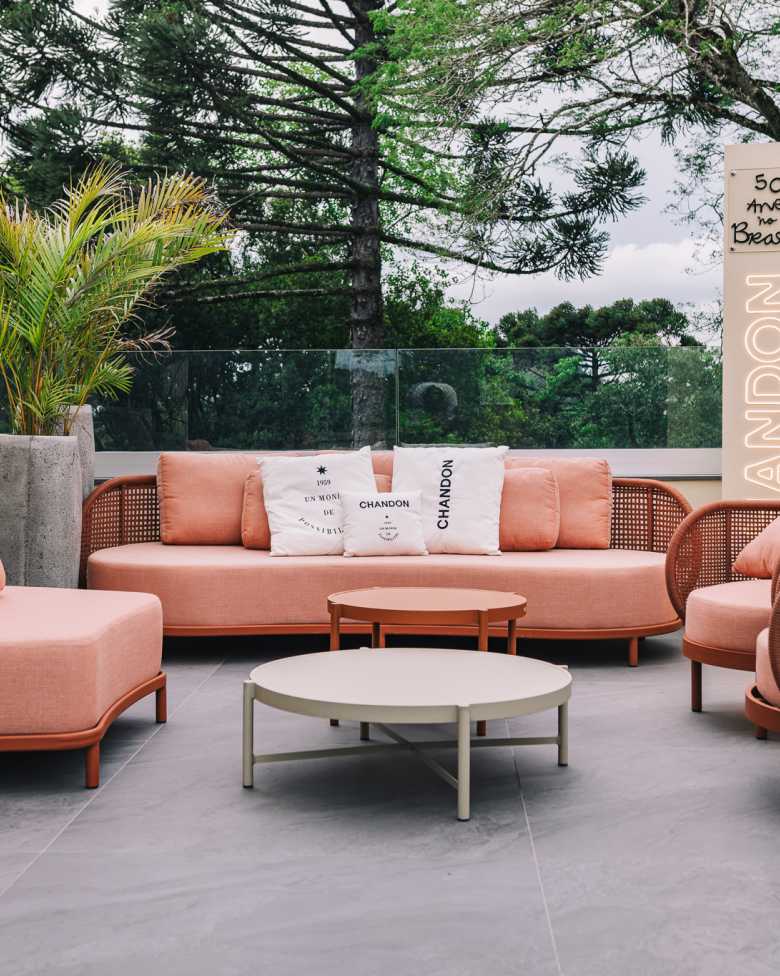 Tarraço da casa CHANDON Brasil