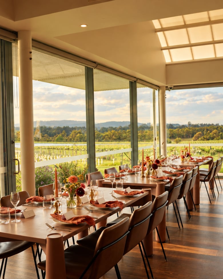 restaurant chandon yarra valley event